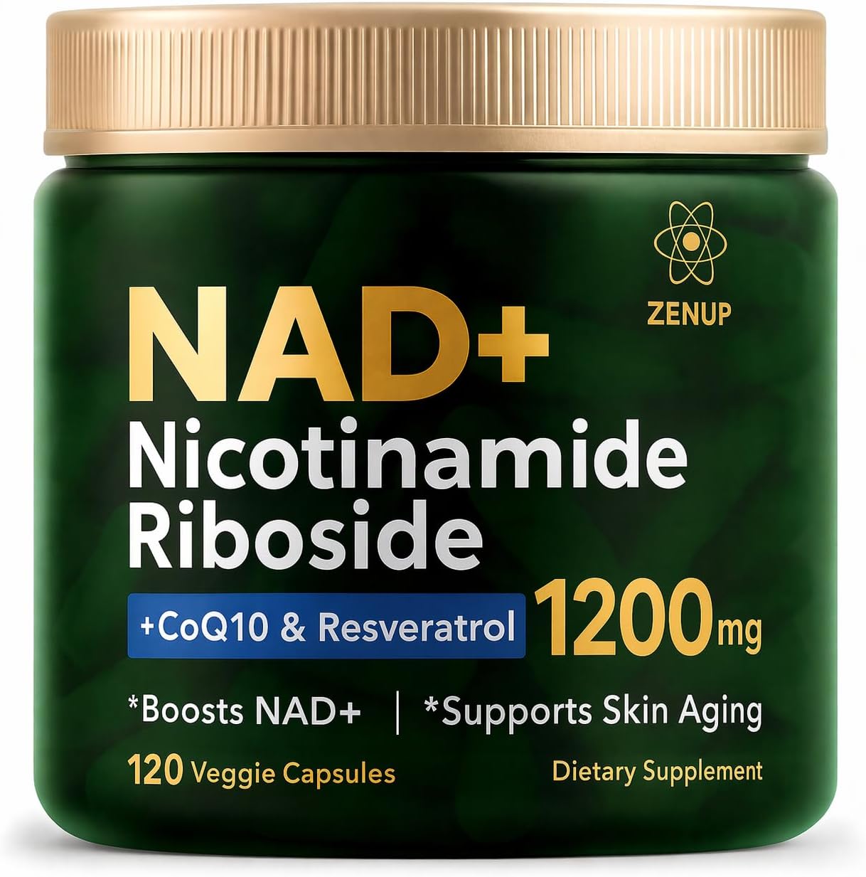 NAD Supplement Nicotinamide Riboside Malate Supplement with CoQ10