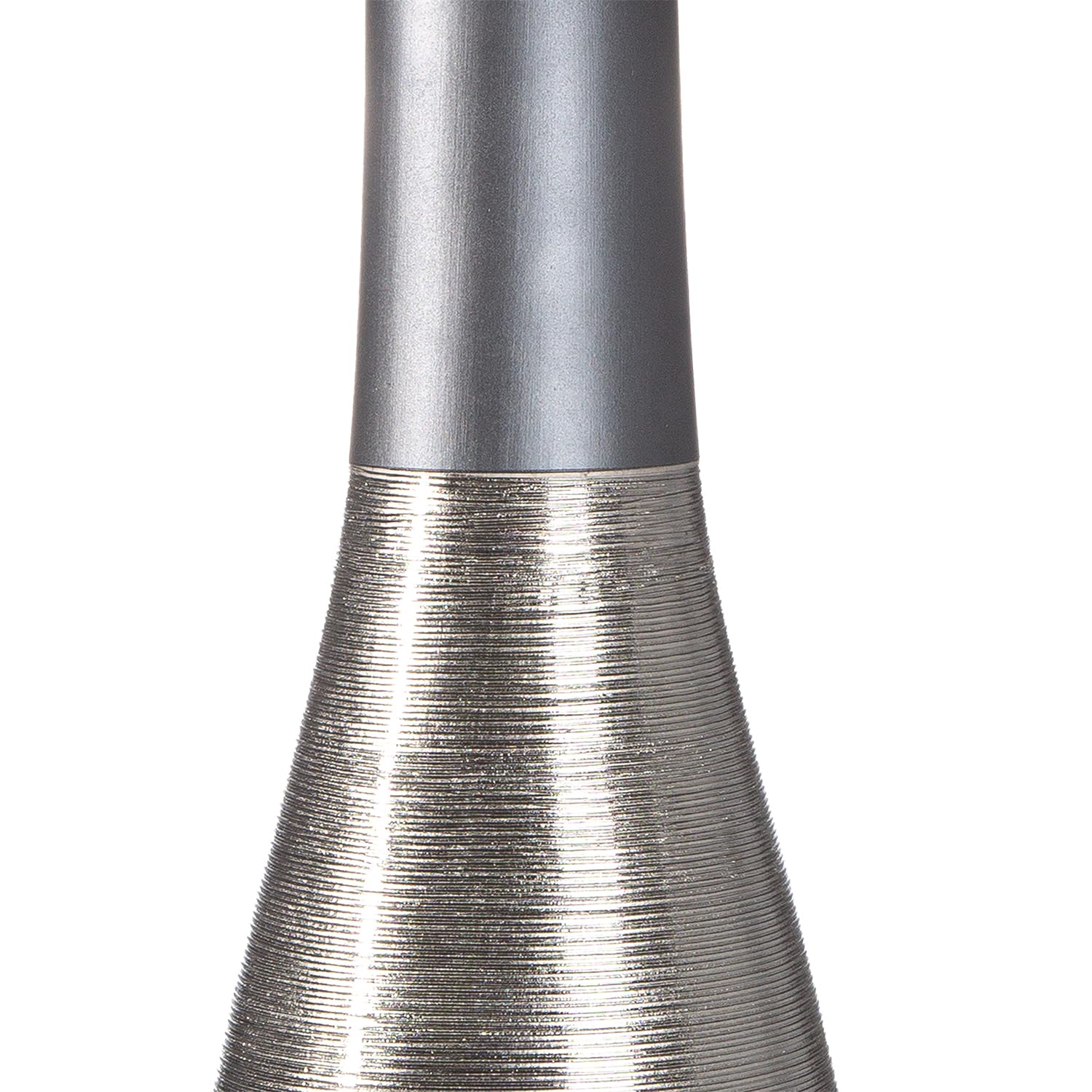 Gilde Jarrón de suelo London - cerámica - antracita mate - 73 cm x 17 cm - jarrón decorativo