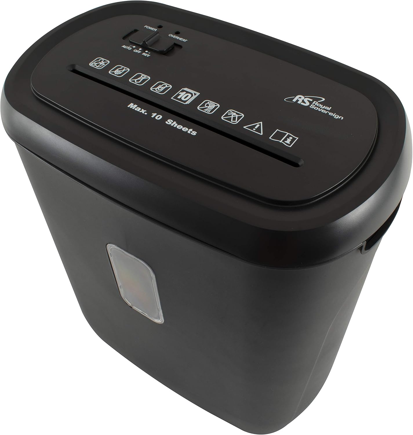 40% Off Discount Royal Sovereign 10 Sheet Manual Cross-Cut Shredder (RDS-21C10)