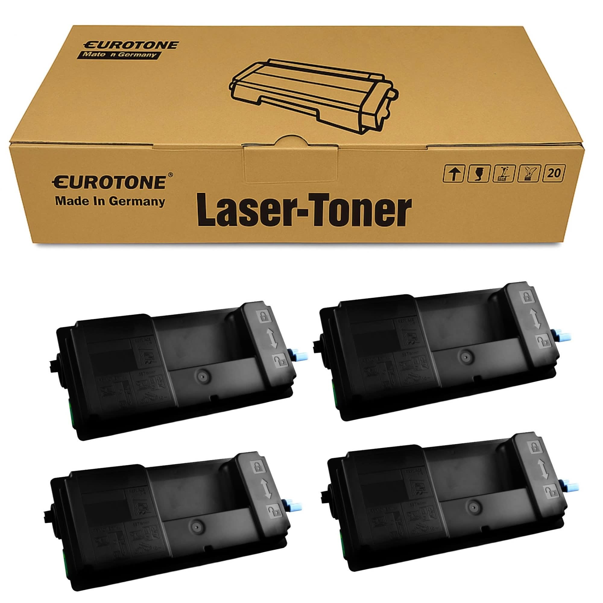 Eurotone 4X toner kompatybilny z Kyocera Ecosys ECOSYS P 3050 3055 3060 DN zastępuje TK-3170 TK3170 czarny