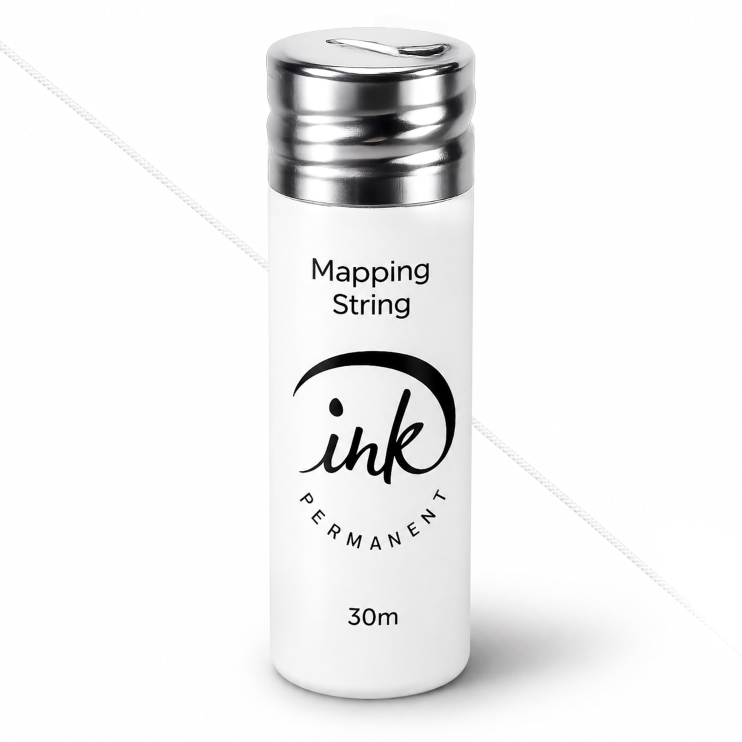 Ink Permanent Brow Mapping String, Eyebrow Thread for Microblading (White)