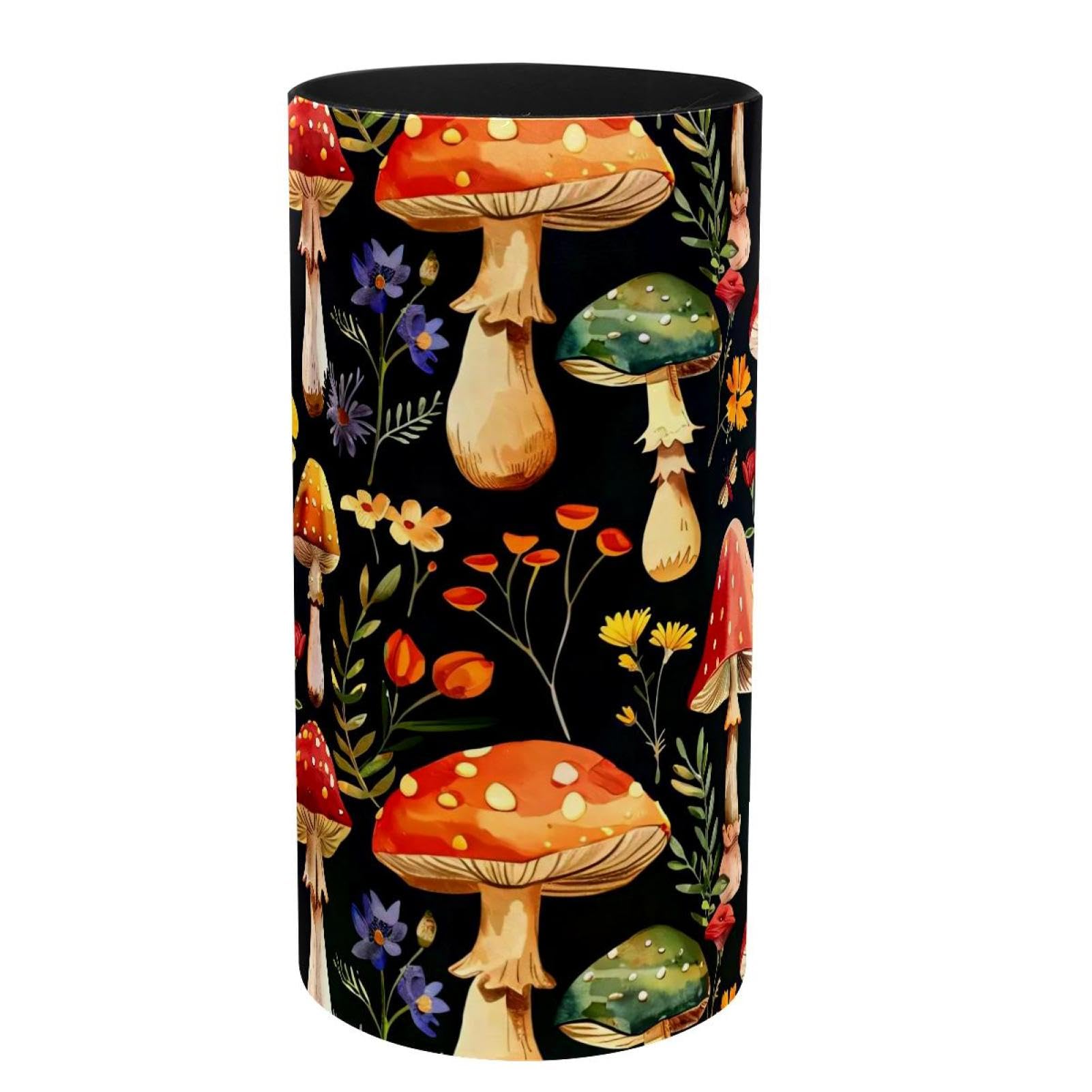 Boîte à musique en métal et pot à crayons au design fleuri