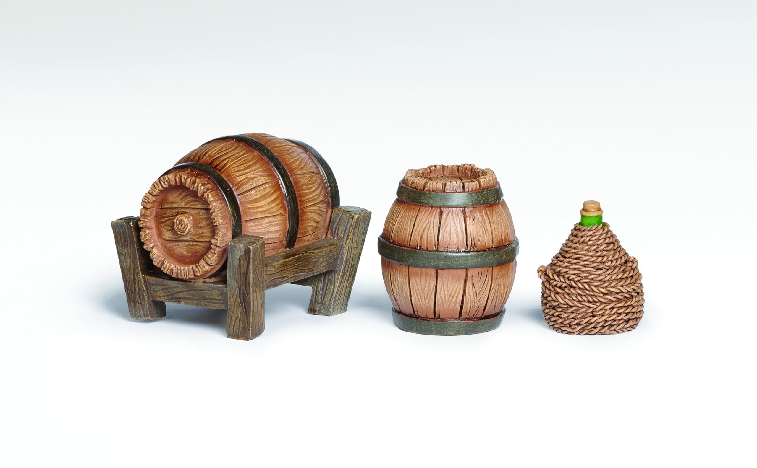 Fontanini accessoire de magasin de vin peint à la main pour crèche