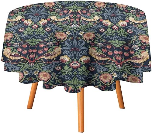 Miniatura 20 de Mantel floral retro de los años 70, decoración de fiesta de cumpleaños, mantel de plástico lavable para comedor, cocina, decoración de fiesta de
