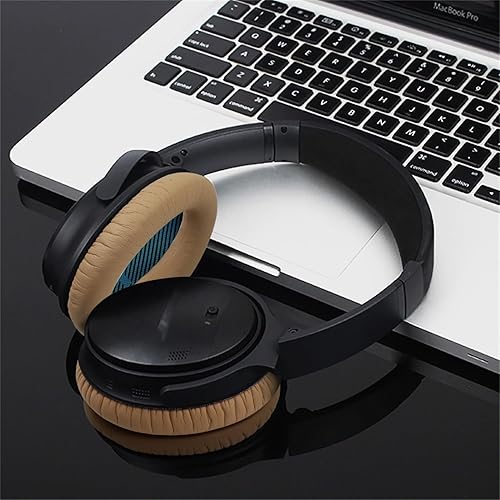 Miniatura 6 de Almohadillas de repuesto para Bose QuietComfort 35 35 II 15 25 (qc 35 25 15QC35 ii), fundas para auriculares, algodón con memoria de alta densidad,