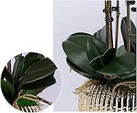 Vista 3 de Falaenopsis artificial con florero, orquídea artificial, bonsái, plantas falsas de imitación, centros de mesa, centros de mesa, decoración de sala