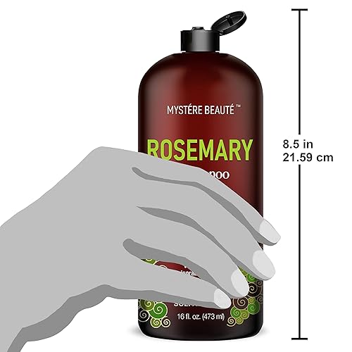 Miniatura 6 de Champú de romero - Champú de romero orgánico para el crecimiento del cabello - Promueve el crecimiento del cabello y la salud del cuero cabelludo -