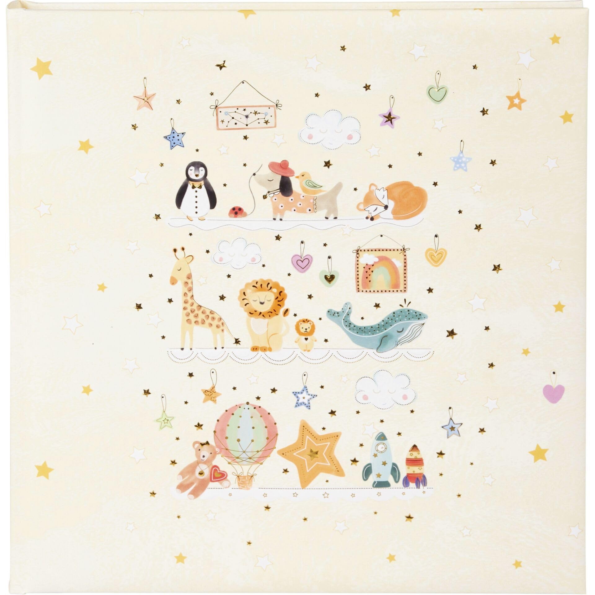 goldbuch Toy Zoo 30x31 60 weiße Seiten Babyalbum 15625