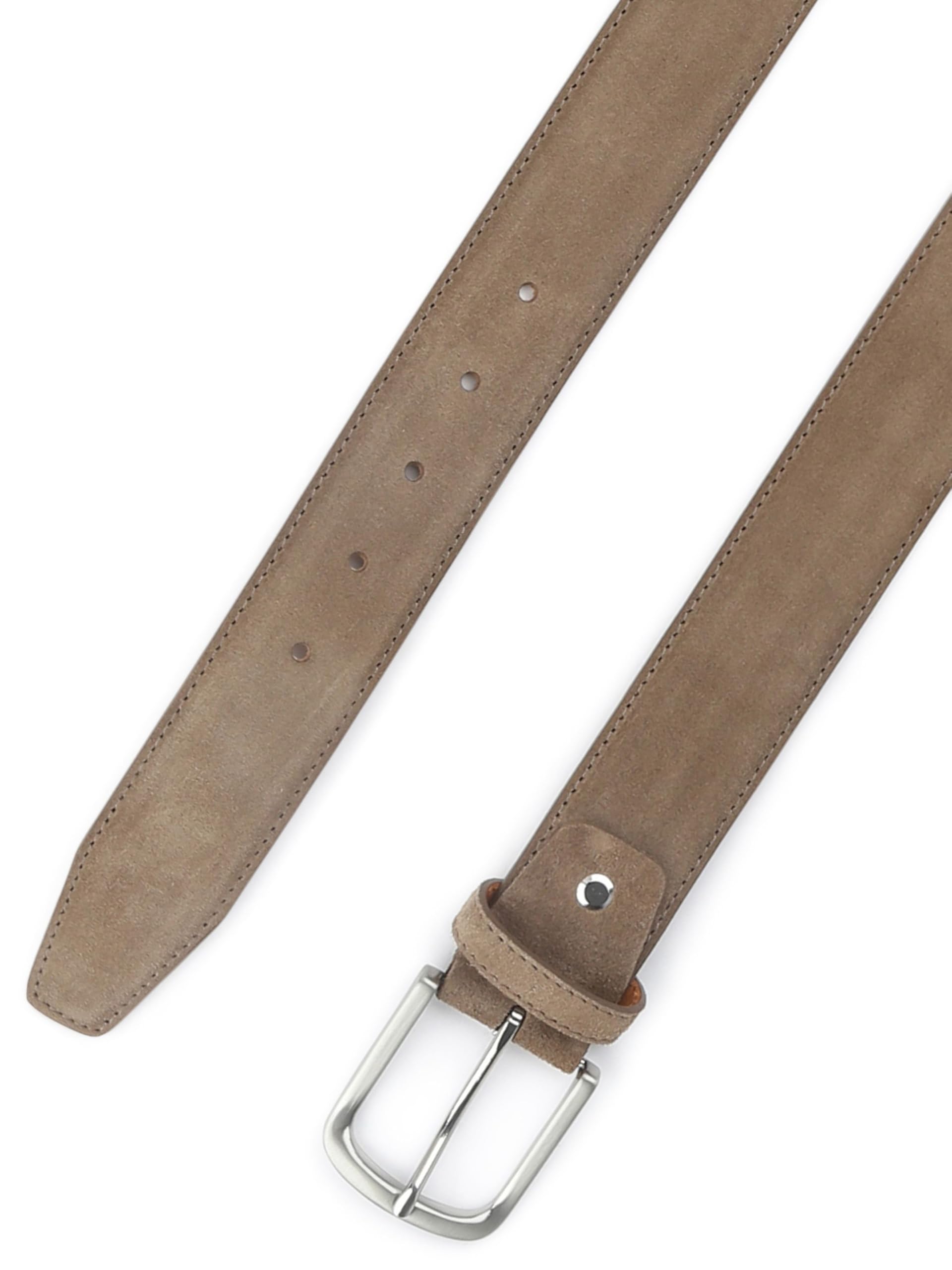 Suitable Ledergürtel - Wildleder - Vollledergürtel 4 cm breit - Herrengürtel Jeans