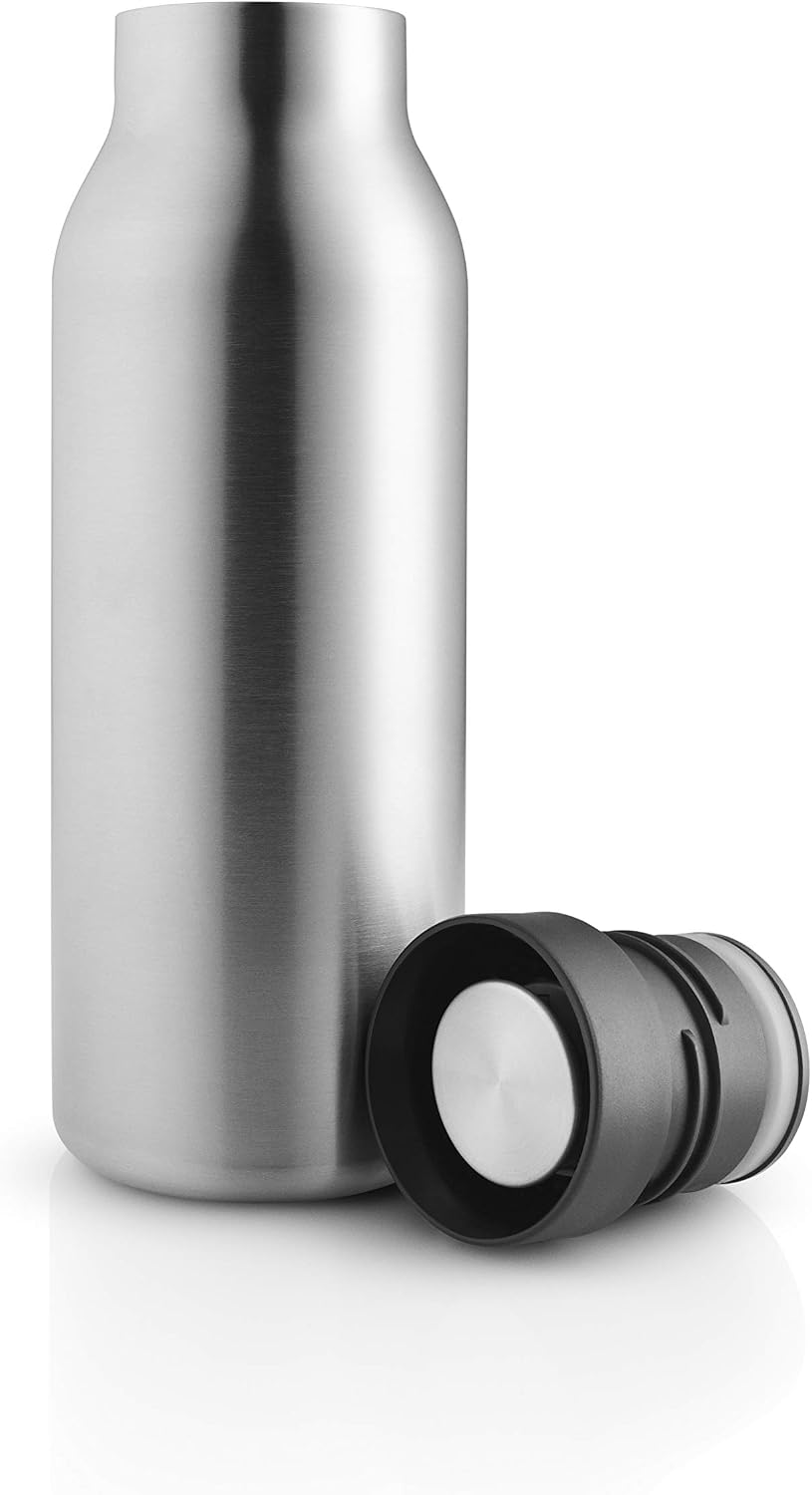 Eva Solo | Urban Thermo Flask 0.5l | BPA-Free Plastic, Stainless Steel | Black