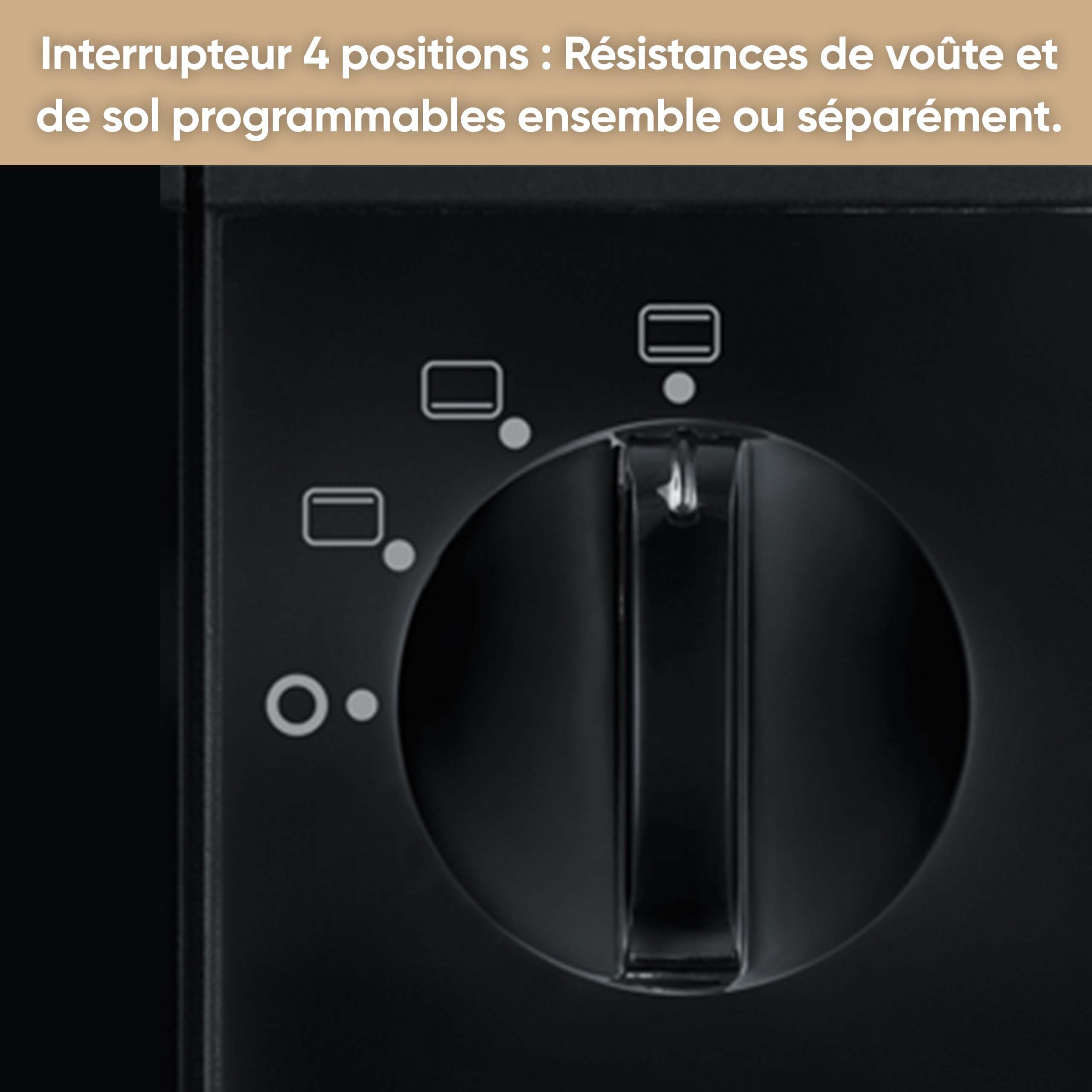 SEVERIN Mini-Four 9 L avec grille et plaque de cuisson incluses, Four posable 800 W design simple et élégant, Mini-four électrique avec minuteur 60 min, Noir/Inox, TO 2052