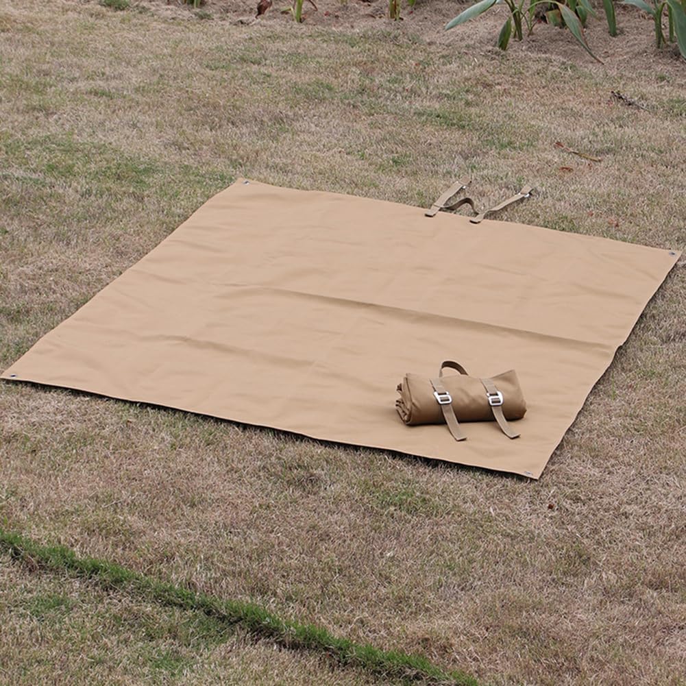 Tear-Resistant Oxford Cloth Outdoor Ground Sheet Mat Waterproof Portable Camping Blanket for Backpacking Hiking Beach