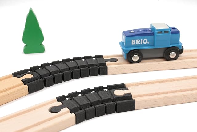 Foto 5 de 7 de Locorico - 2 rieles extensibles para tren de madera compatibles Brio