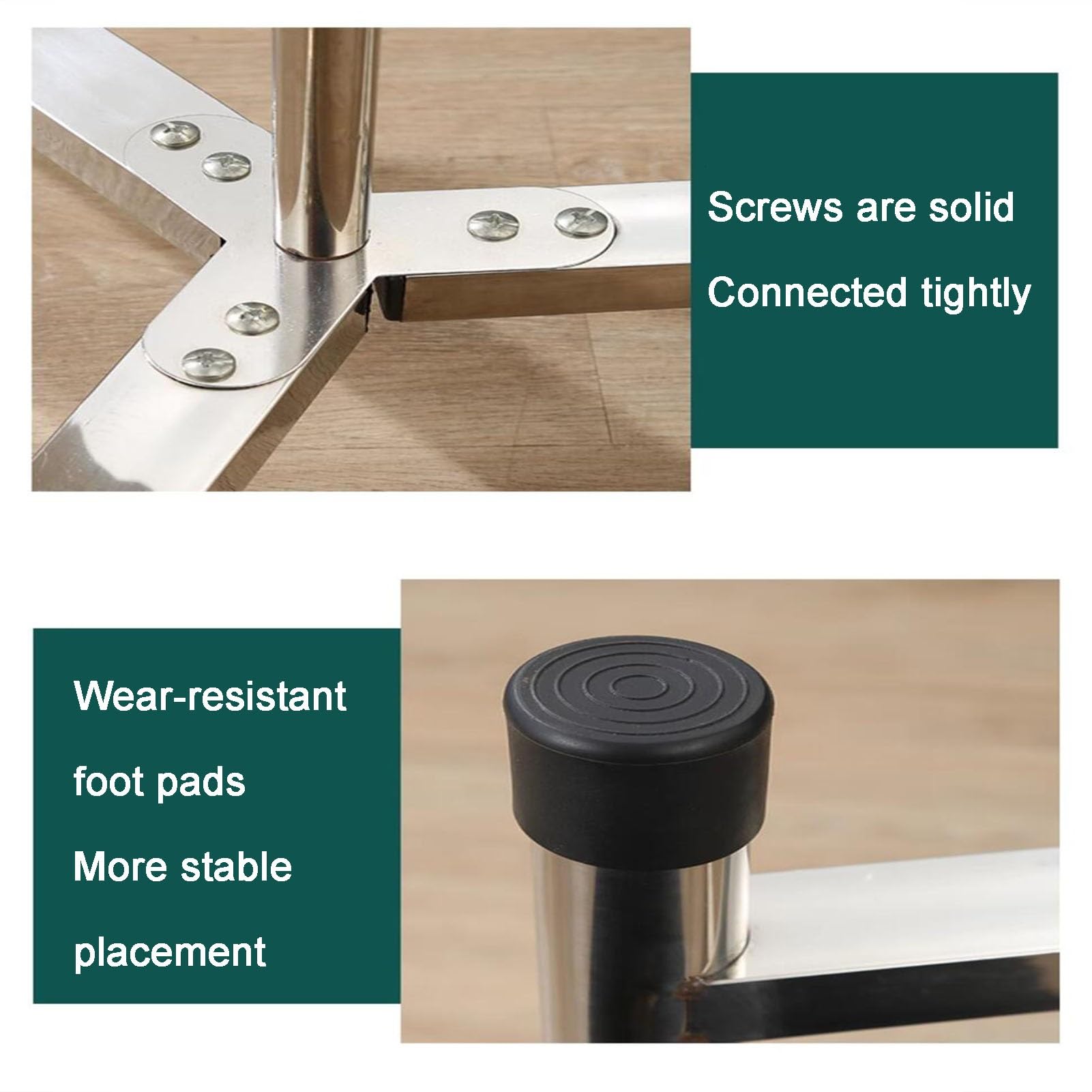 Carrello resistente in acciaio inox per cucina commerciale, perfetto per pentole e secchi isolanti