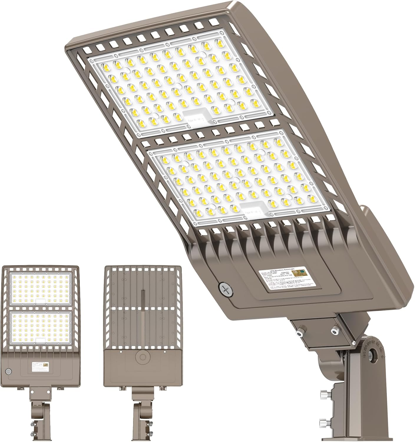 320W LED Parking Lot Lighting UL DLC Listed 44,800LM 5000K LED Shoebox Pole Lights Fixture AC100-277V IP65 Waterproof Slip Fit Mount Commercial Outdoor Street Light for Stadium Roadways 320W LED Parking Lot Lighting UL DLC Listed 44,800LM 5000K LED Shoebox Pole Lights Fixture AC100-277V IP65 Waterproof Slip Fit Mount Commercial Outdoor Street Light for Stadium Roadways