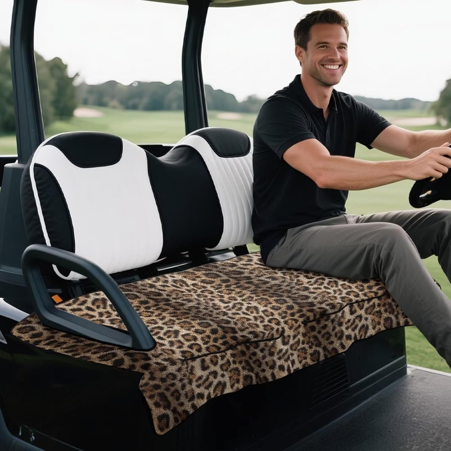 Golf Cart Seat Covers Universal Golf Cart Seat Cover Blanket Cushion Cover Sports Golf Cart Accessories