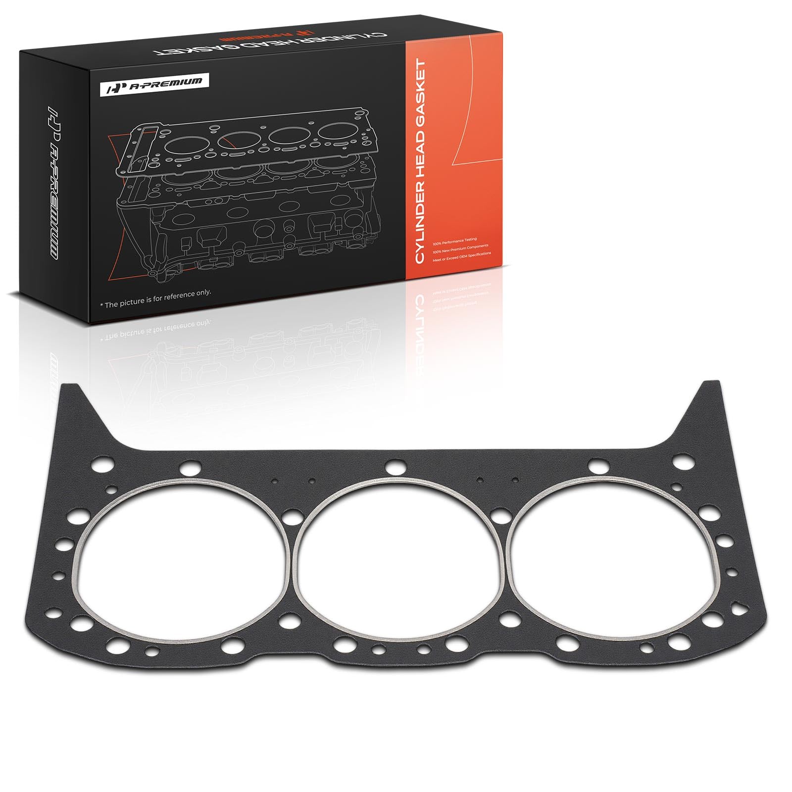 A-Premium Engine Cylinder Head Gasket Compatible with Chevrolet Silverado 1500, Impala, Blazer, Caprice, Astro, C10, C1500, C20, C2500, Commercial Chassis & GMC Sierra 1500 Classic, Savana 2500