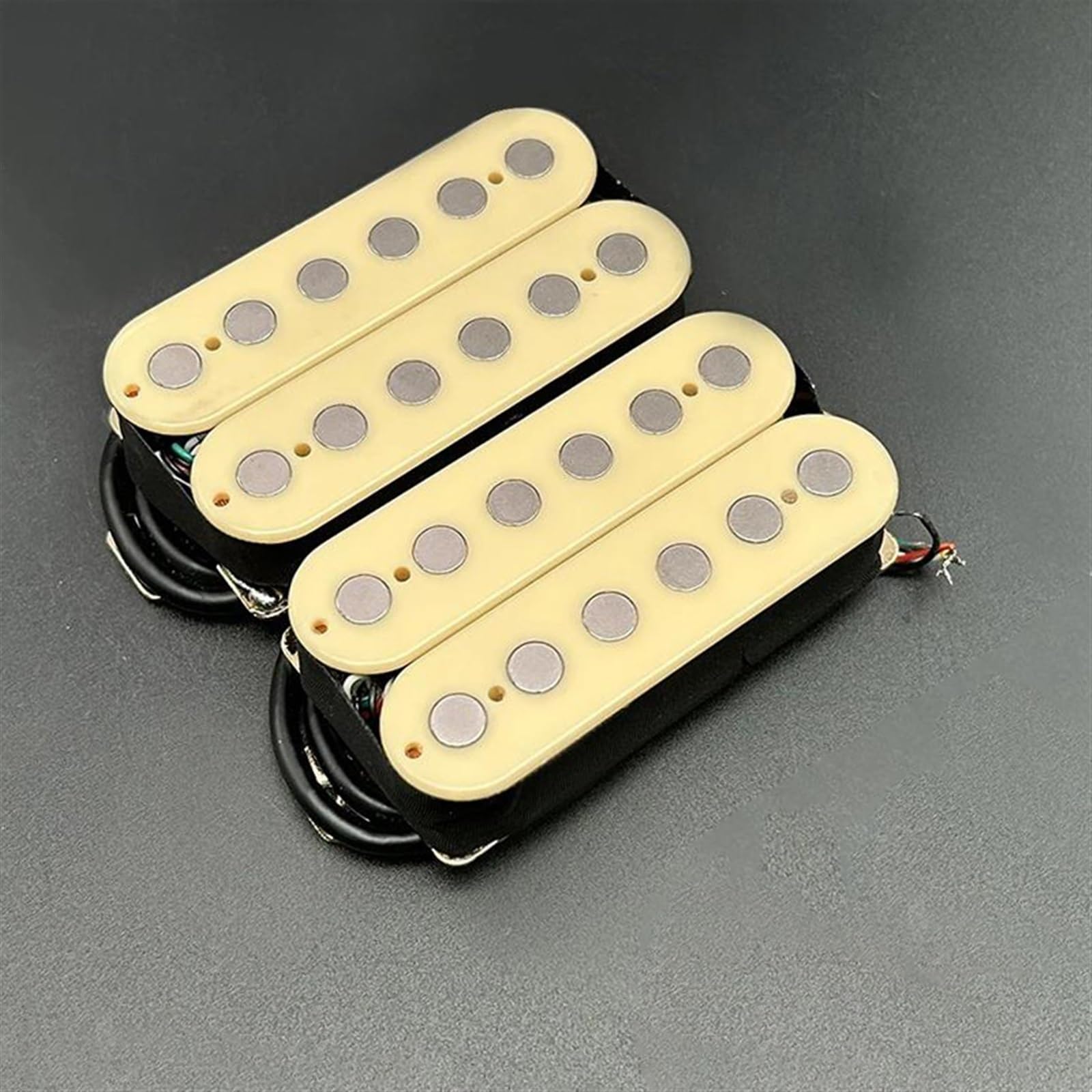 Elektryczna Gitara Humbucker Big Pole Piece Dual Coill Guitar Pickup Z 4-żyłowym Kablem/rozdzielaczem Cewki(Set B)