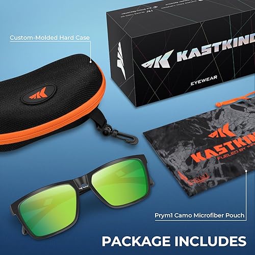 Miniatura 7 de KastKing FlatRock - Gafas de sol deportivas polarizadas para hombres y mujeres, ideales para conducir, pescar, ciclismo, correr, protección UV