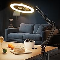 Vista 1 de UBeesize Anillo de luz de 12 pulgadas con soporte de teléfono superior, luz LED para selfie con soporte y soporte para teléfono para iPhone
