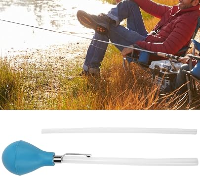 Shanrya Stomach Pump, 8.1Inch Fly Fishing Stomach Pump Protective Effects, Not Harm The Fish, Fishing Hatch Tool for Outdoor Fishing Sports Accessories, Blue