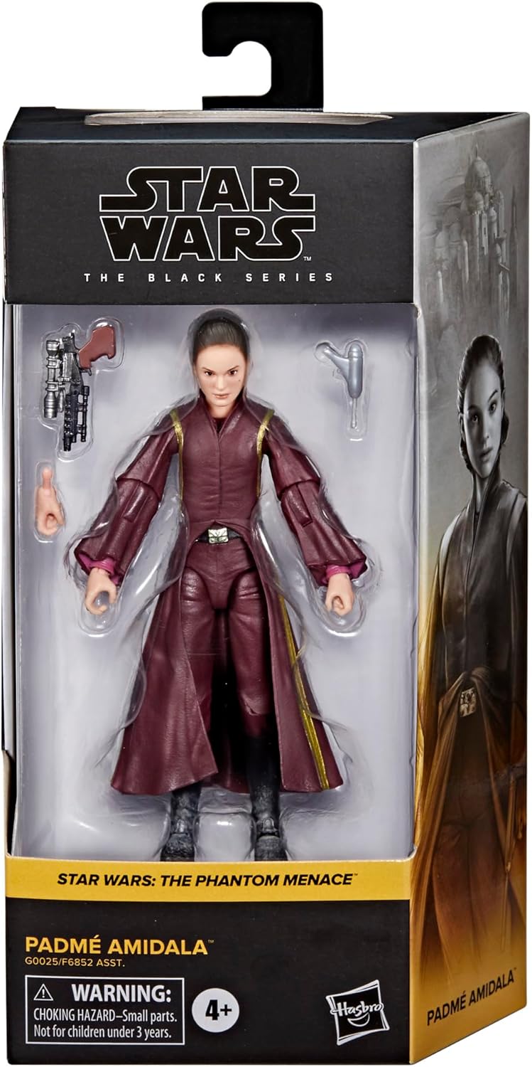 STAR WARS The Black Series Padmé Amidala, The Phantom Menace Collectible 6-Inch Action Figure, Ages 4 and Up