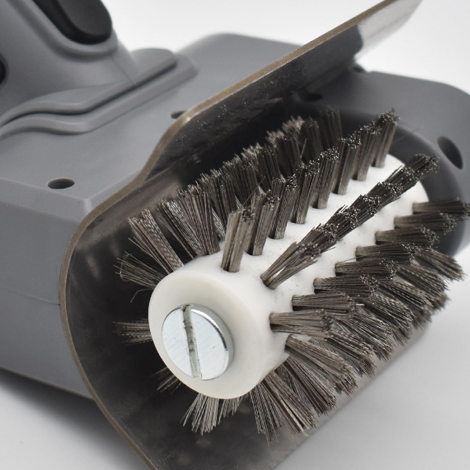 Pulitore per Griglie per Barbecue elettriche con Manico, Blk