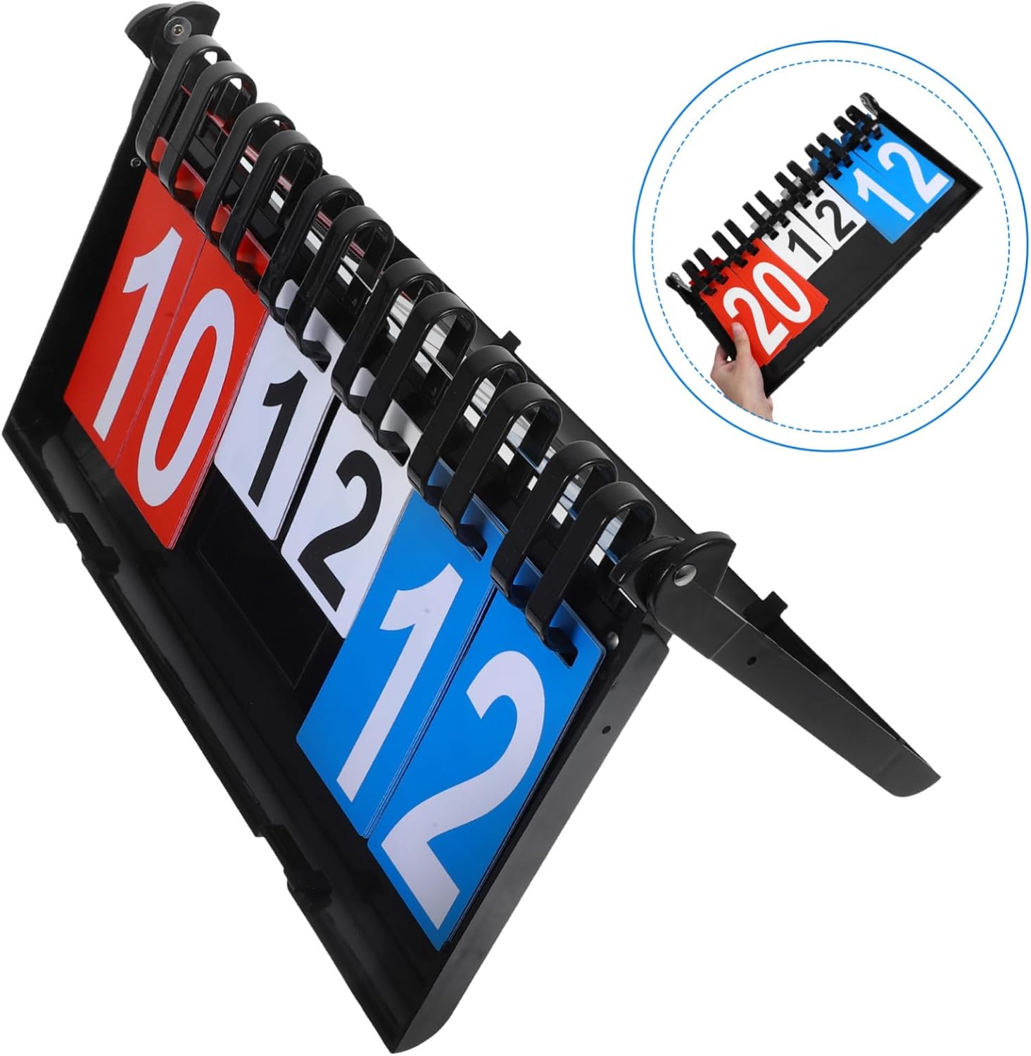 balacoo Professional Flip Scoreboard Basketball Scoreboard Numbers Easy to Use