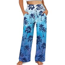 YEXIATODO Wide Leg Pants for Women High Waisted Girls Ladies Palazzo Pants Womens Trousers Size XS-3XL