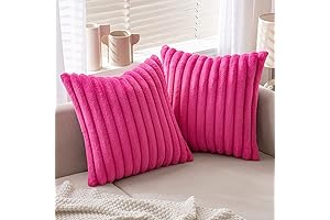 MIULEE Hot Pink Throw Pillow Covers: Vibrant Elegance for Home Decor