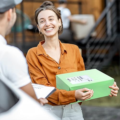 Miniatura 16 de Famagic Sobres de polietileno, 200 bolsas de envío de 12 x 15.5 pulgadas, elegantes bolsas de embalaje opacas para pequeñas empresas, sobres de Rosa