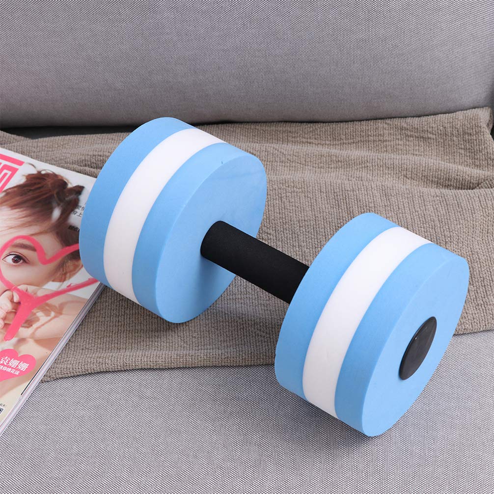 VORCOOL 2 Pz Bilancieri per Piscina Esercizio Acquatico Manubri per Esercizi in Acqua Pesi con Bilanciere Ad Acqua Manubri d'Acqua per Piscina Attrezzature per Il Nuoto Uomo Jogging