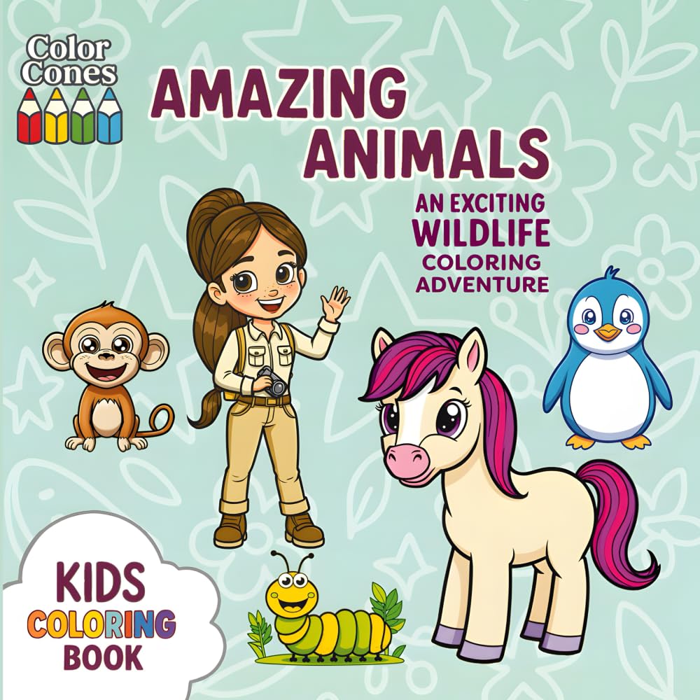 Amazing Animals: An Exciting Wildlife Coloring Adventure