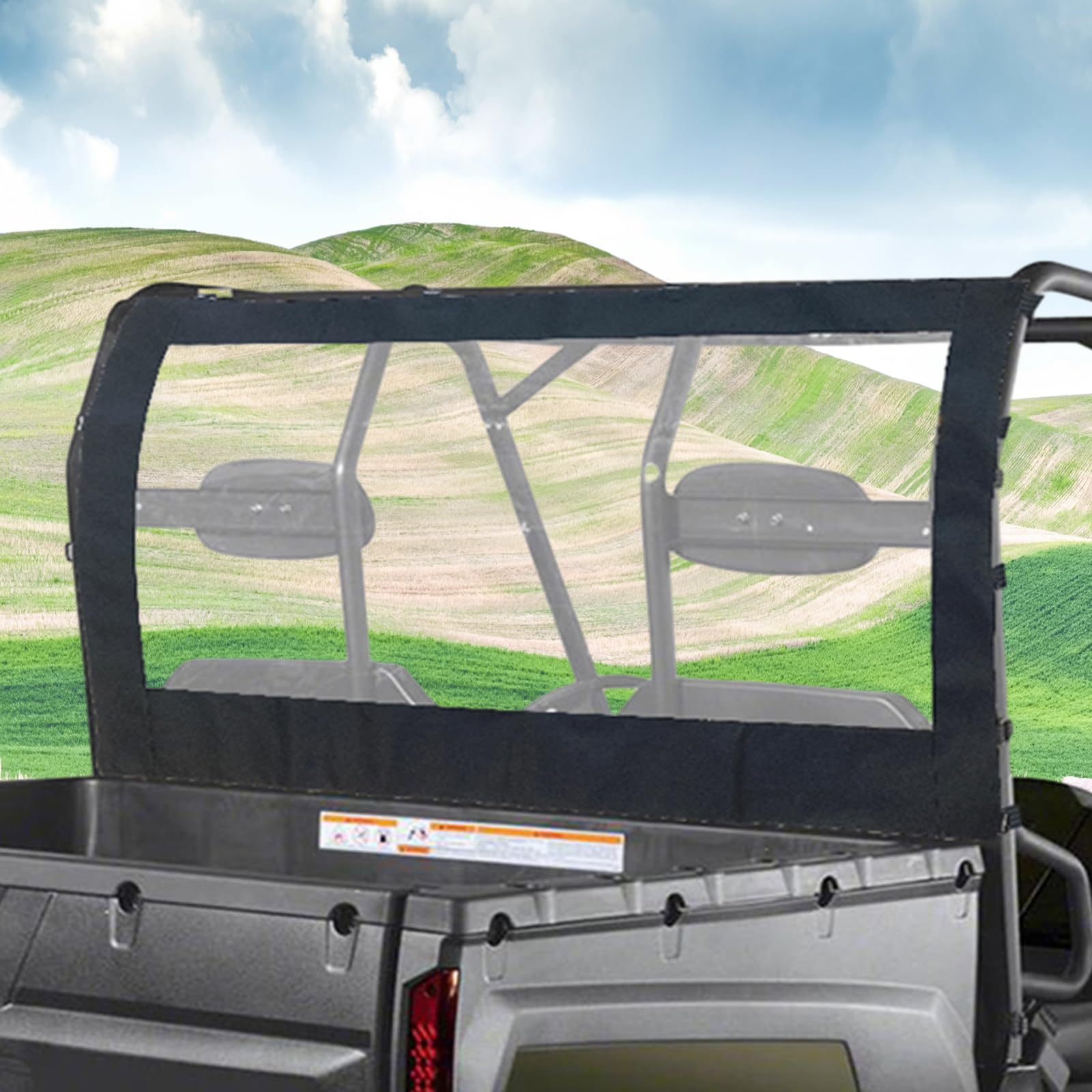 Polaris Ranger Rops Polaris Ranger Full Size 570 Rear Windshield,Soft Canvas Rear Window ...