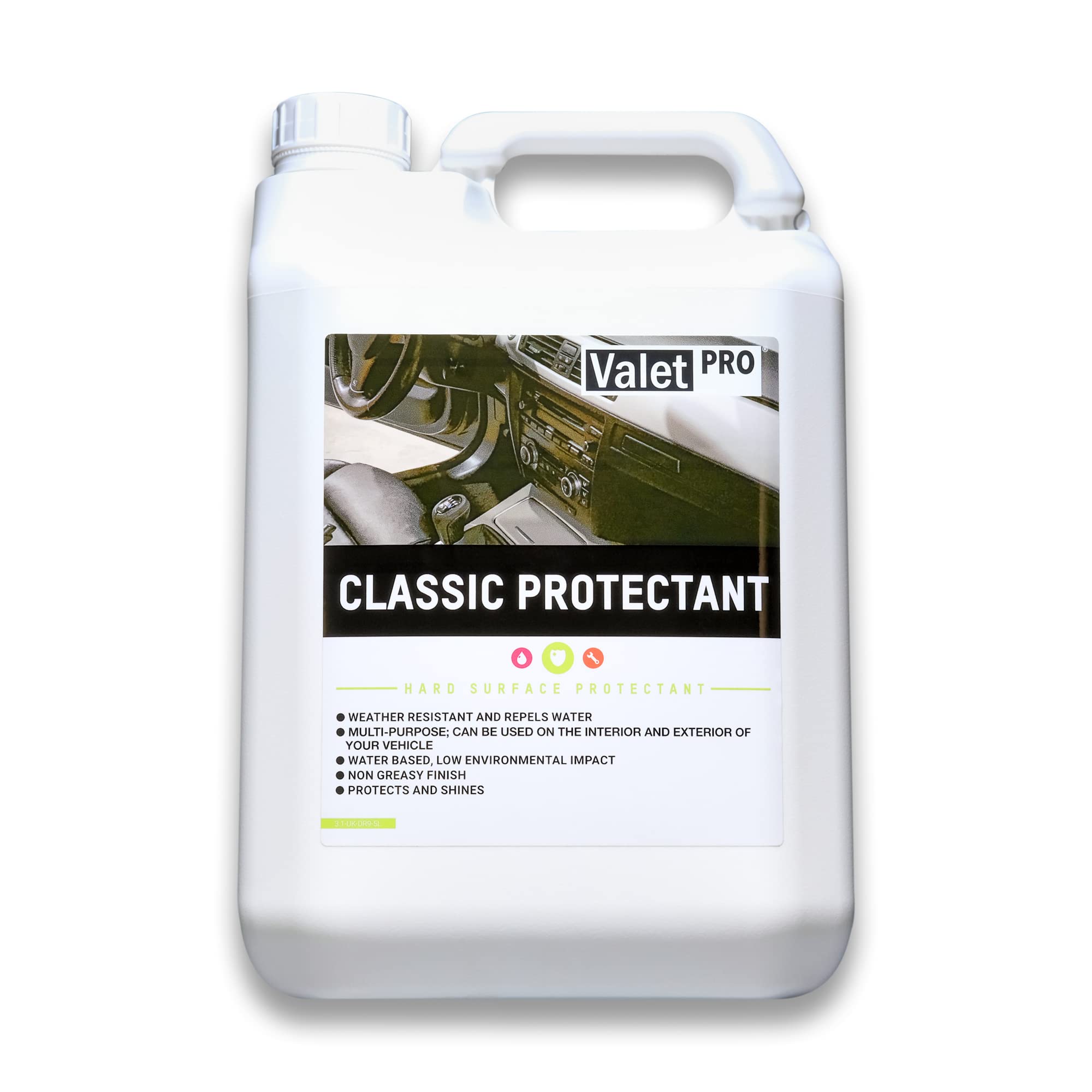 ValetPRO - Classic Protectant - Entretien du plastique et du caoutchouc pour l'intérieur et l'extérieur de la voiture - 5 litres