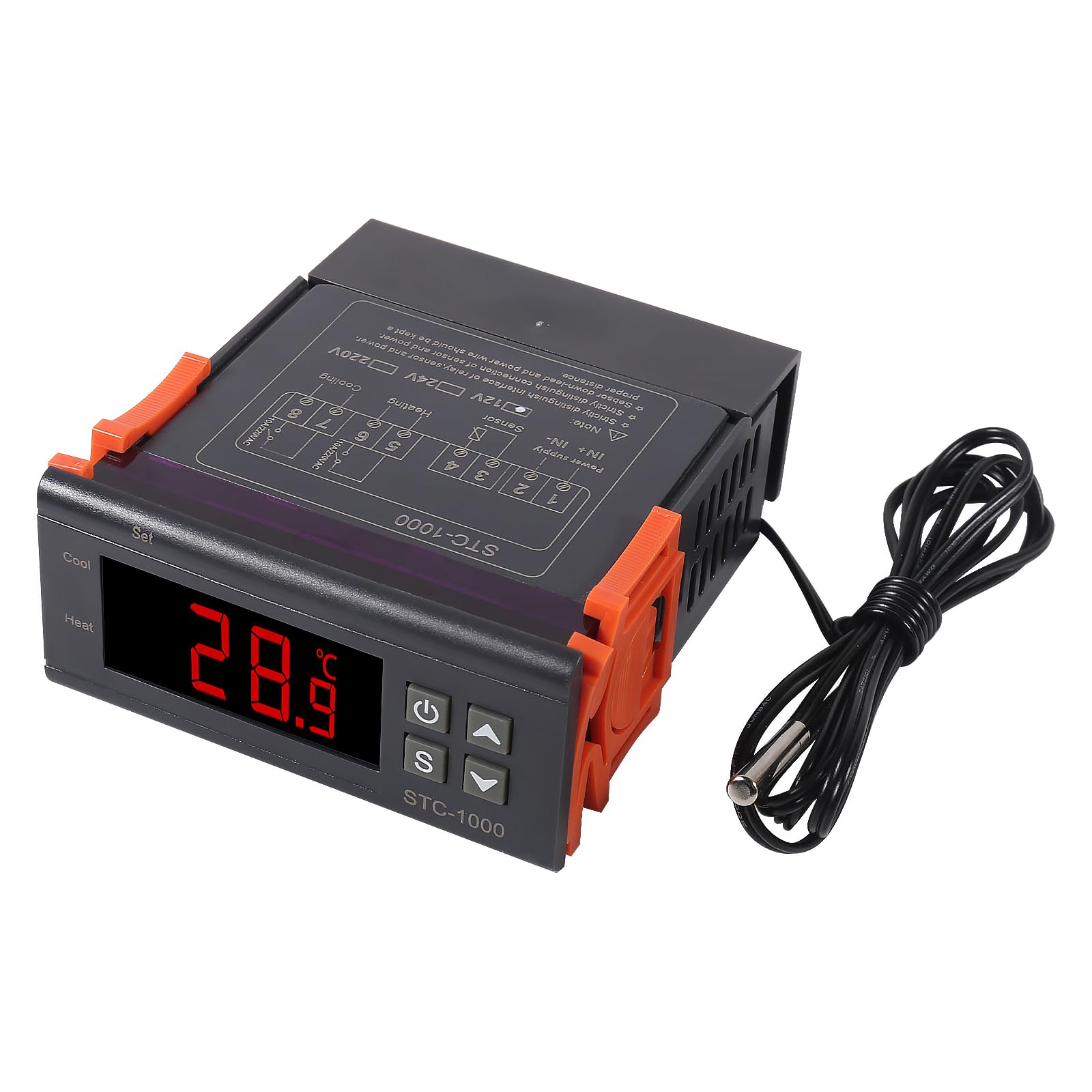 Snapklik.com : STC-1000 DC 12V 10A Digital LED Temperature Controller