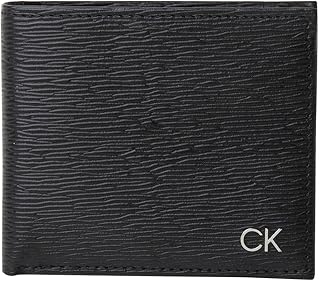 [カルバンクライン] ck 二つ折財布 小銭入れ付 レザー 小物 ビジネス カジュアル メンズ ck 31CK130008 BLACK(001) ONE_SIZE [並行輸入品]