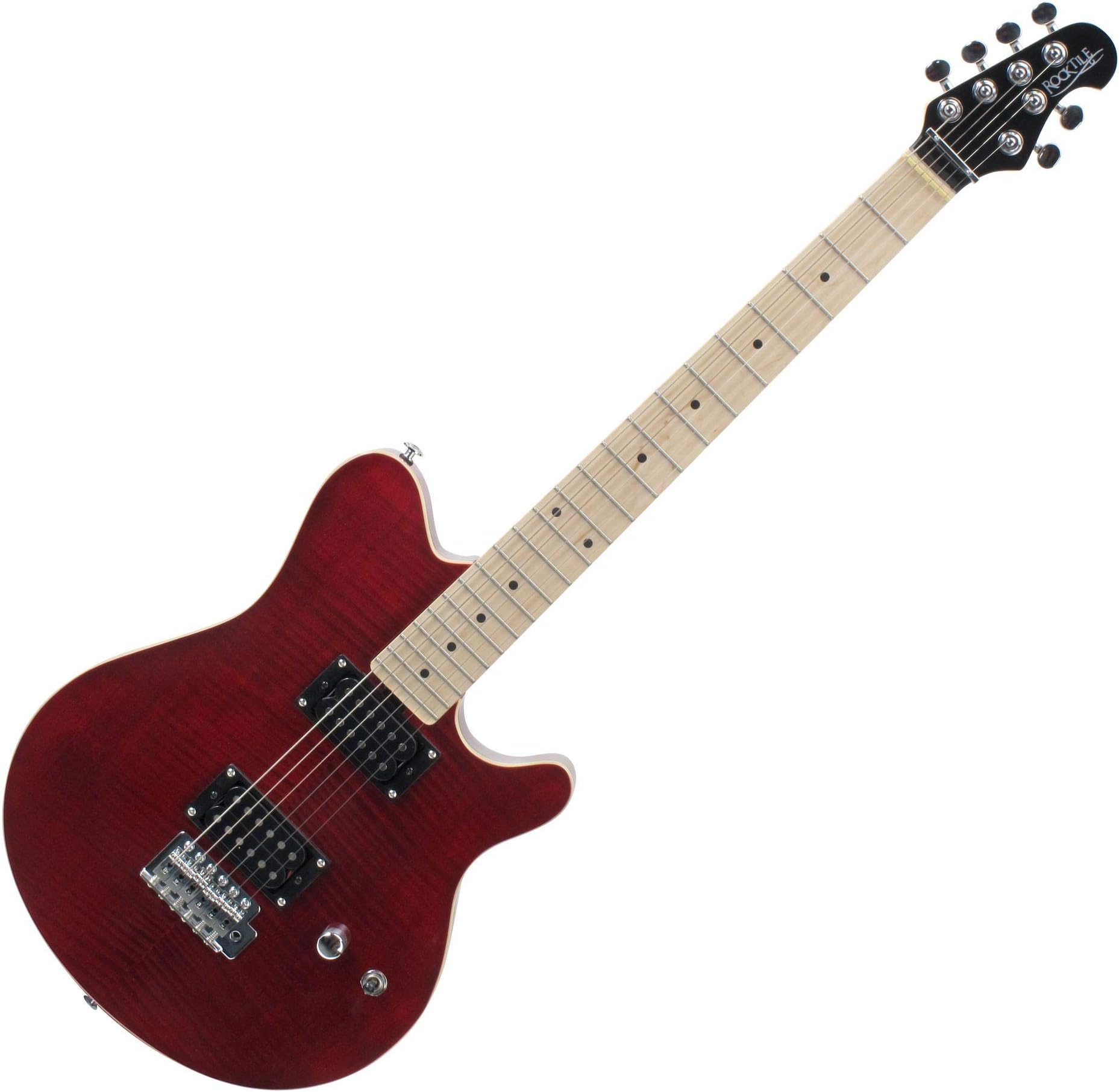 Rocktile Pro MM150-TR Electric Guitar Transparent Red