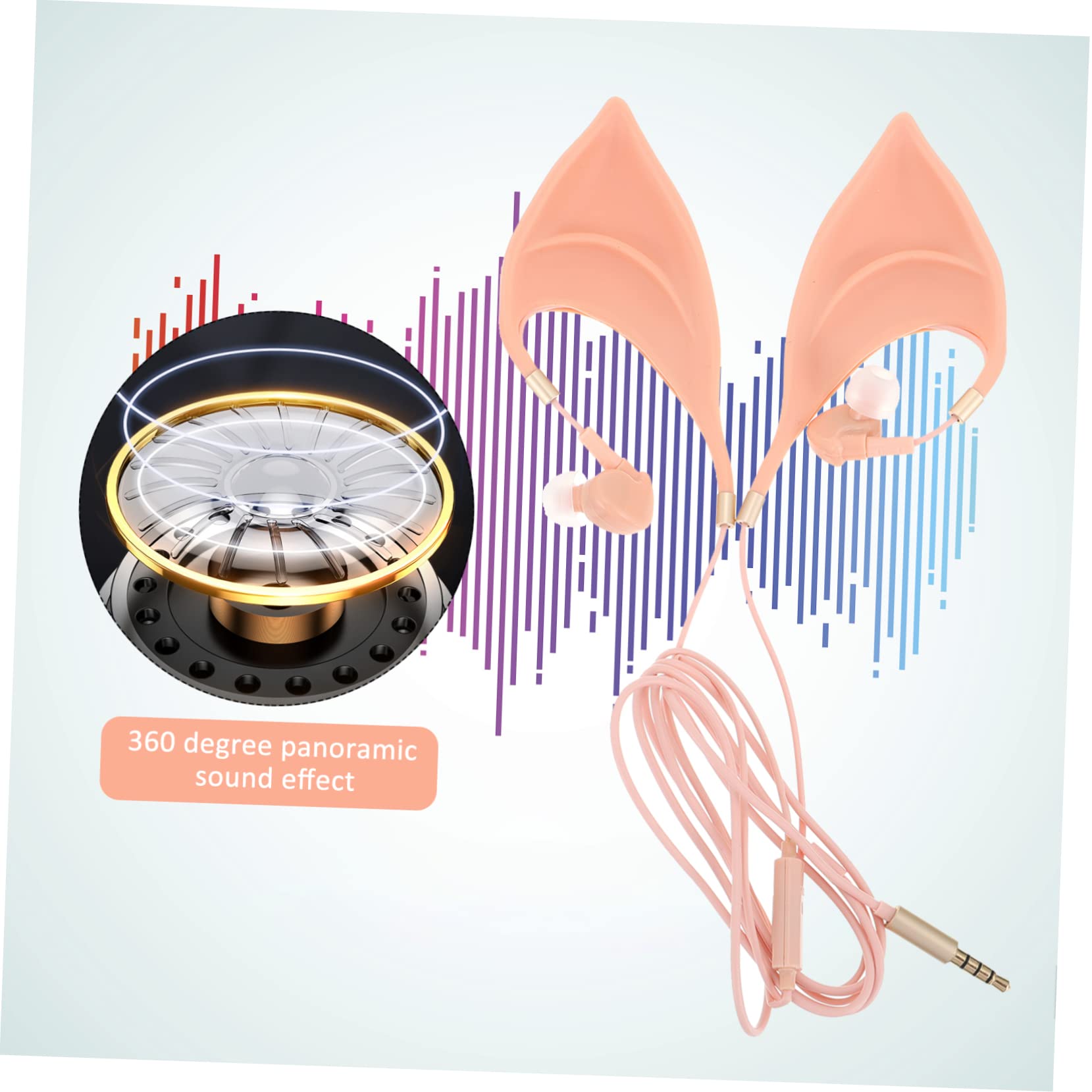 Angoily 4pezzi Cuffie In-ear Gaming Con Microfono e Design Creativo Auricolari Leggeri Per Halloween Controllo Volume e Riproduzione Facile Compatibili Con Tutti Dispositivi