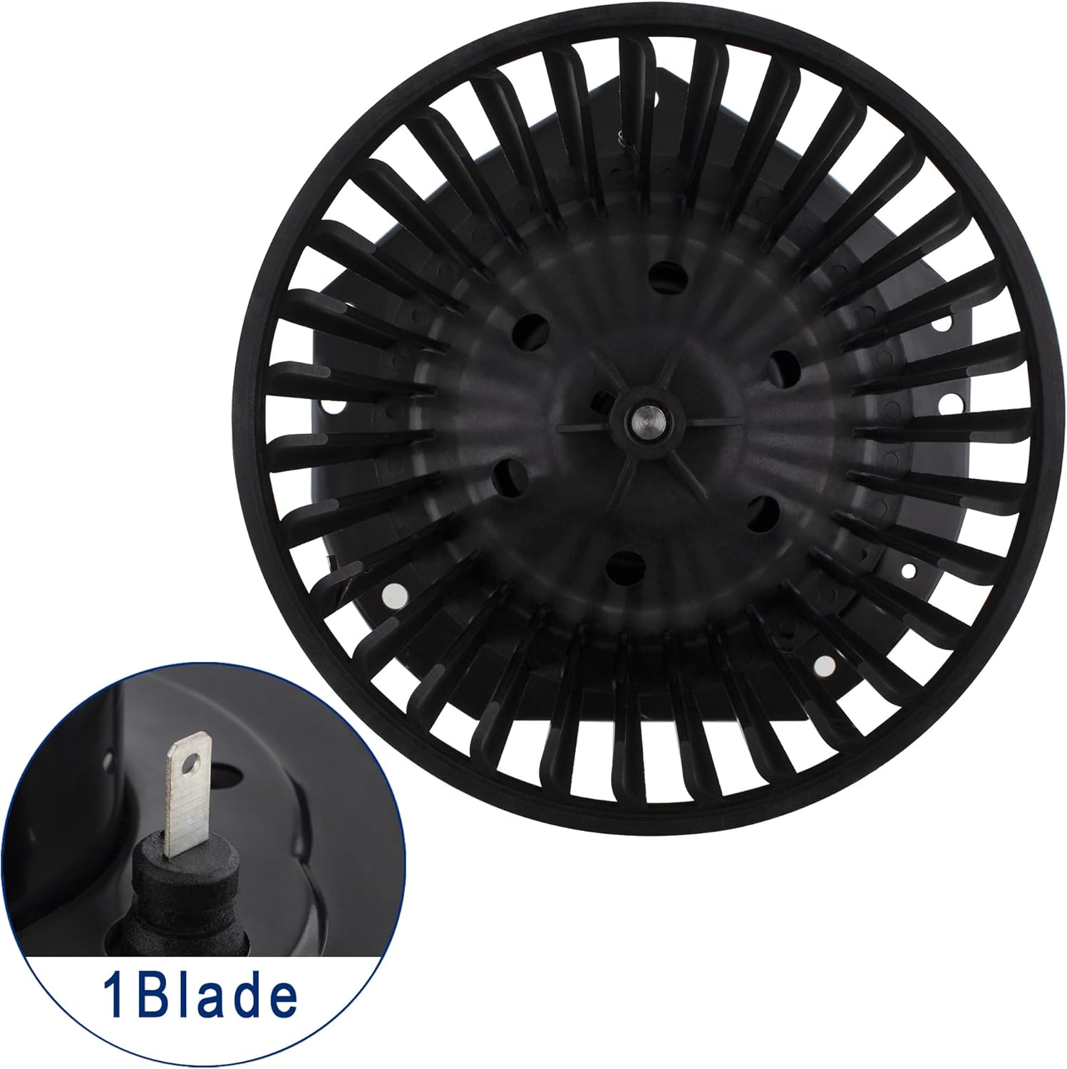 BOXI 700142 Heater Blower Motor w/Wheel Fits for Cadillac Commercial Chassis 1985 / for Chevrolet G10 G20 G30 S10 S10 Blazer/for GMC Sonoma Jimmy/for Oldsmobile Bravada 1982-1995/15-8553 35337