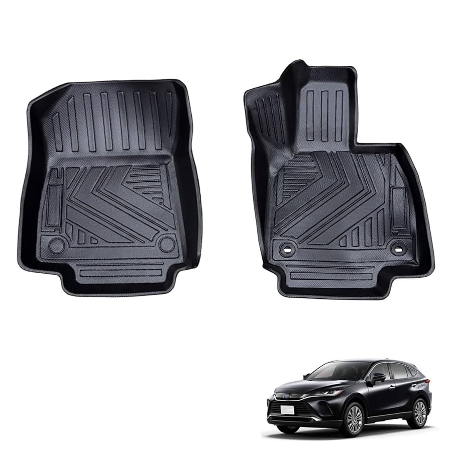 Amazon | 80系 ハリアー 3D フロアマット 運転席 助手席 2pcSET