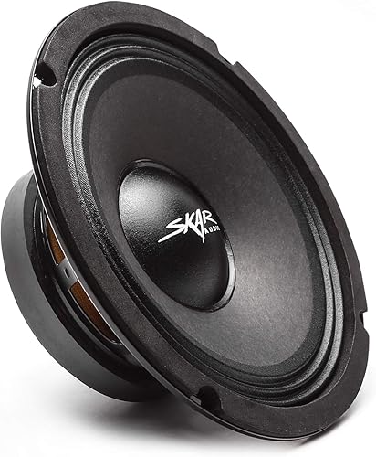 Skar Audio FSX8-4 8" 350 W 4 Ohm Altavoz de rango medio Pro Audio, cada uno