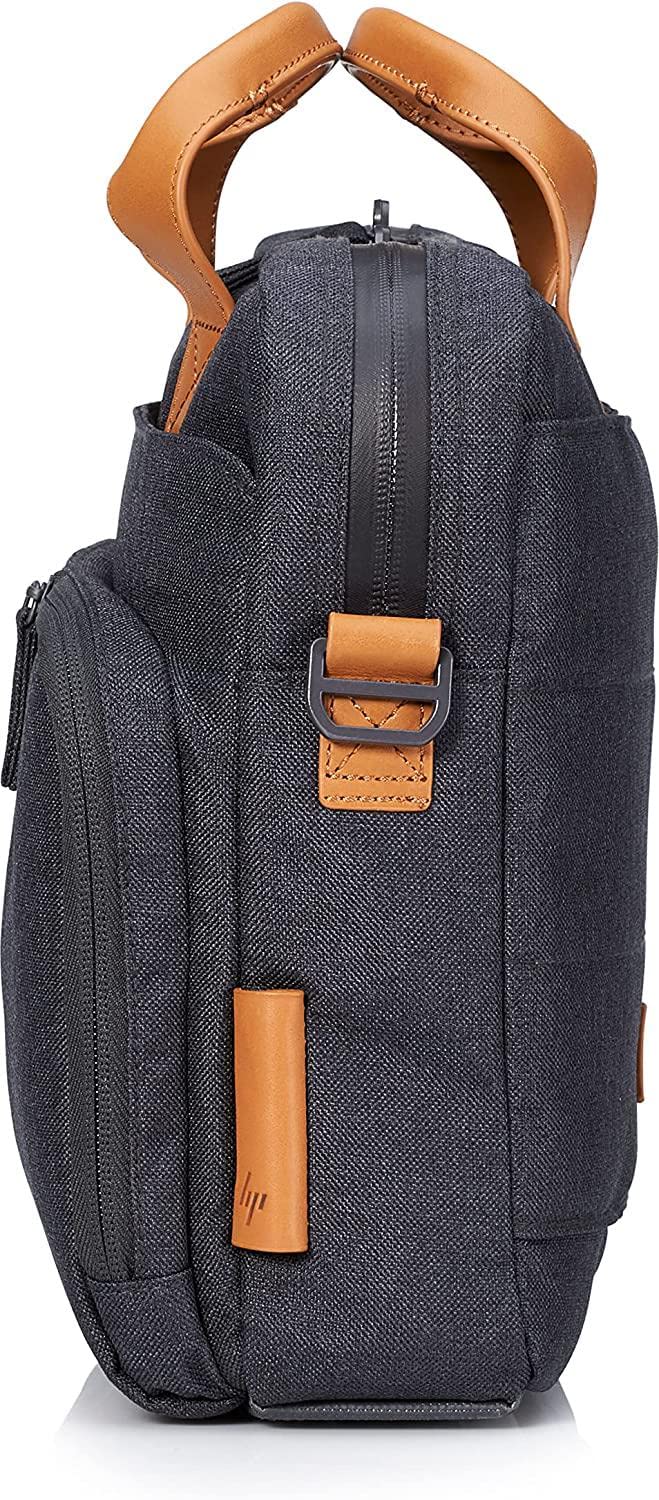 HP Envy Urban Borsa Tracolla per Notebook fino a 15.6", Vano Imbottito, Tasca Ottimale per Bloccare i Lettori RFID, Tessuti e Cerniere Resistenti, Tessuto Impermeabile, Grigio Antracite