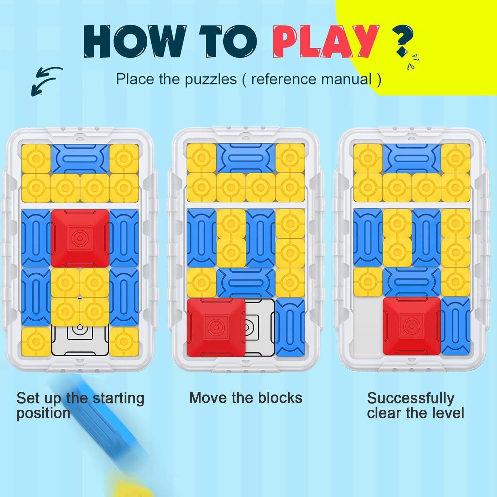 Super Slide Rompicapo Magnetico, 500+ Sfide per Bambini e Adulti, Gioco Educativo STEM per la Logica, Gioco da Viaggio, Regalo per Sviluppare Abilità di Problem Solving