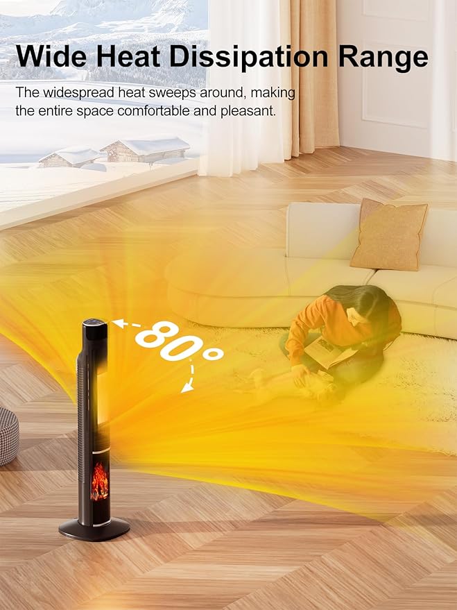 Calefactor Eléctrico Portátil Cerámico PTC 1500W 120V miniatura 2