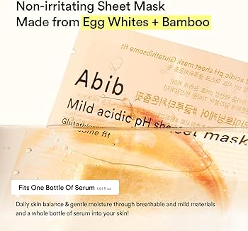 Amazon.com : Abib Mild Acidic Ph Sheet Mask Jericho Rose Fit 10