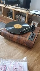 VOKSUN Platine Vinyle, Tourne Disque Vintage Bluetooth Vinyles LP ...