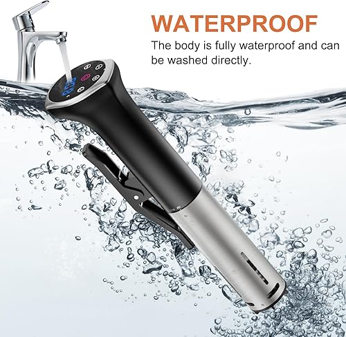 Miniatura 7 de Cocina Sous Vide, máquinas Sous Vide de 1100 W, control de aplicación de conexión wifi con receta ultra silencioso de calentamiento rápido, pantalla
