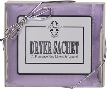 Le Blanc Original Single Pack Dryer Sachet - Luxury Scented Fabric Sachet for Your Dryer 1 Pack