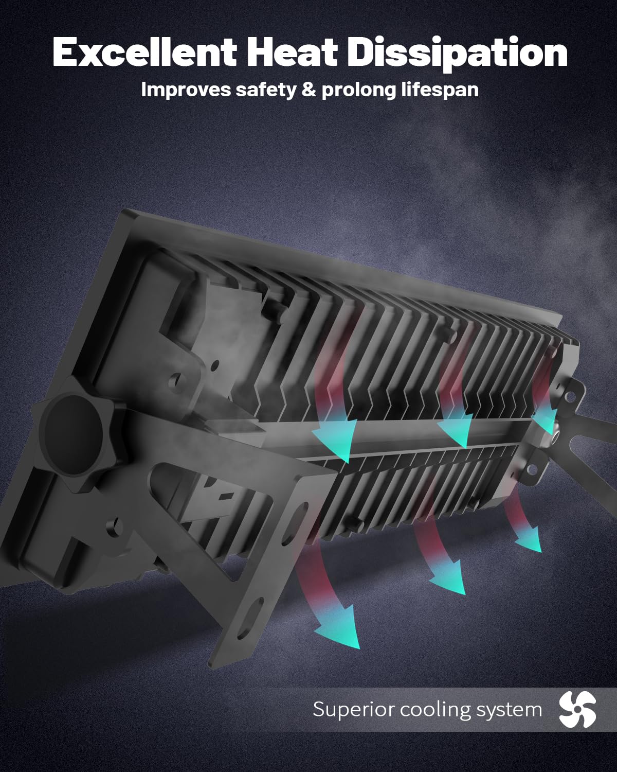 2 Pack Linkable LED Shop Lights Ultra Bright 100W 15000LM Aluminum Plug in Garage Light w 9 84ft — view 8